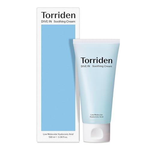 Torriden DIVE IN Hyaluronic Acid Soothing Cream Tube Type 100ml (3.38 fl. oz) | Revitalizing Facial Moisturizer for Sensitive and Dry Skin | Hyaluronic Acid, Panthenol, Allantoin