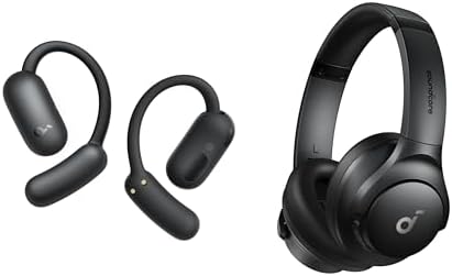 Soundcore AeroFit 2 by Anker Open-Ear Headphones with Life Q20i, Adjustable Ear Hooks, Snug Fit, Rich Bass, Hi-Res Wireless Audio, 42H Playtime, Bluetooth 5.4, App Control, IP55, AI Clear Calls