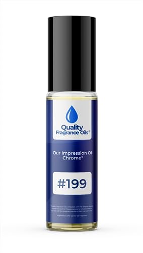 Quality Fragrance Oils' Impression #199, Generic Fragrance Compatible with Chrome (10ml Roll On)