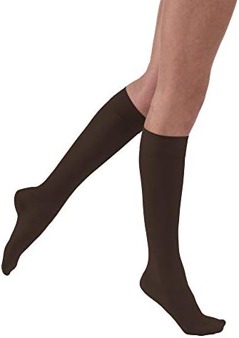 BSN Medical/Jobst 119689 Ultra Sheer Compression Stocking, Knee High, 20-30 MMHG, Closed Toe, Espresso, Medium, Pair