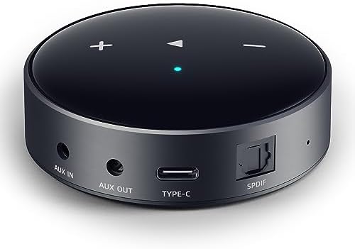 WiiM Mini AirPlay 2 Wireless Audio Streamer, Multiroom Stereo, Preamplifier, Works with Alexa and Siri Voice Assistants, Stream Hi-Res Audio from Spotify, Amazon Music and More