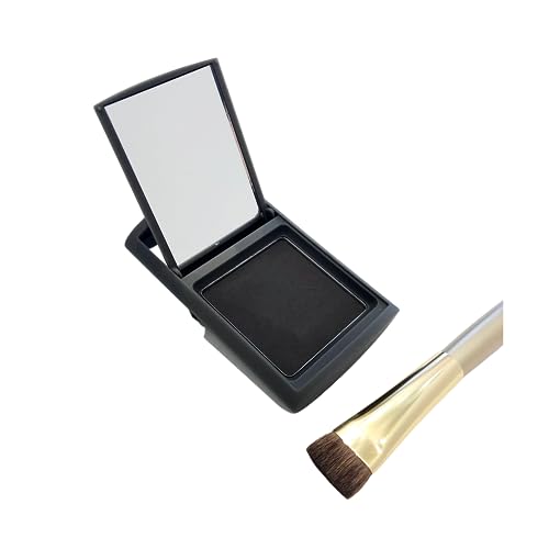 Joan Rivers Great Hair Day Root Touch Up Powder for Thinning Hair - Root Cover Up Hair Powder for Thicker, Fuller Looking Hair - Fill-In Powder and Gray Hair Coverage (Brunette)