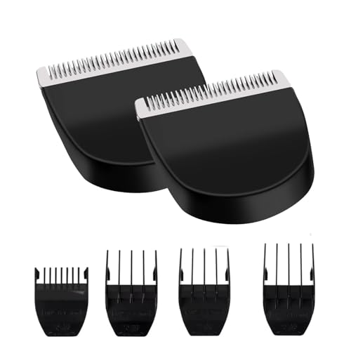 Professional Peanut Clipper/Trimmer Snap On Replacement Blades #2068-300 - Compatible with Wahl Peanut Hair Clipper/Trimmer, 2 Pack Black