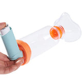 Inhaler Spacer Chamber for Adult and Children with Mask, Anti-Static Anti-staticAnti-Choking Spacer for Inhalers or Deliver Medicines (Child Mask)
