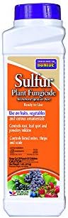 Bonide (BND141) - Sulfur Plant Fungicide, Organically Controls Rust, Leaf Spot and Powdery Mildew (1 lb.), Ready-to-Use