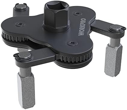 WORKPRO Universal Oil Filter Wrench Adjustable, Magnetic Oil Filter Removal Tool, Oil Filter Change Set, Ideal for Engine Filters, Conduit, & Fittings…