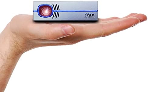 AAXA Technologies P8 Smart LED DLP Mini Projector, WiFi Bluetooth, Android 10.0, Wireless Smartphone Mirroring, USBC & HDMI Input, Built-in Apps, Support 1080p Portable Movie Projector (Renewed)