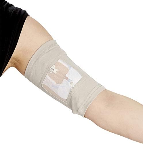 Care+Wear PICC Line Cover – Ultra-Grip PICC Line Sleeve for Upper or Lower Arm with Mesh Viewing Window, Provides Improved Comfort and Security for PICC Line Coverage