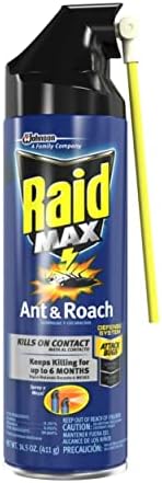 Raid Max Ant & Roach Aerosol Spray 14.50 oz (Pack of 6)