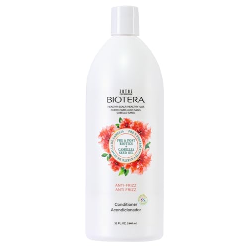 Biotera Anti Frizz Smoothing Conditioner | Smooths & Controls Frizzy, Unruly Hair | Microbiome Friendly | Vegan & Animal Test Free | Paraben Free | Color-Safe