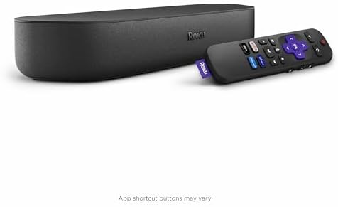 Roku Streambar 4K/HD/HDR Streaming Media Player Premium Audio, All