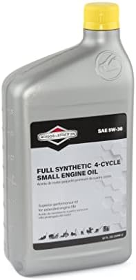 Briggs & Stratton SAE 5W-30 Synthetic Small Engine Motor Oil - 32 Oz. 100074