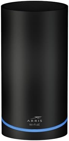 ARRIS Surfboard mAX 6E W161 Tri-Band Mesh Wi-Fi 6E System | AXE6600 Wi-Fi Speeds up to 6.6 Gbps| 6 GHz Band | Coverage up to 5,500 sq ft | 4.8 Gbps Backhaul | 2 Routers | 2.5 Gbps Ethernet Port