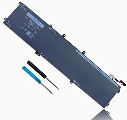 97WH 6GTPY Laptop Battery for Dell XPS 15 9560 9570 9550 7590 Precision 5520 5530 Vostro 7500 5XJ28 i7-7700HQ 5D91C GPM03 4GVGH 1P6KD