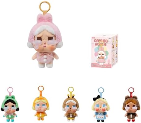 POP MART Crybaby Tears Factory Series - Vinyl face Plush Blind Box, Crybaby Blind Box Figures, Random Design Action Figures Collectible Toys Home Decorations, Holiday Birthday Gifts, Single Box