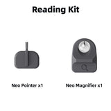 HOZO NeoReading Kit, Modular Accessory Compatible with NeoRuler.Including an Extra NeoPointer and A NeoMagnifier(with Guide Line) for Detailed Reading