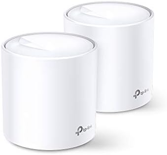 TP-Link WiFi 6 Mesh WiFi, AX3000 Whole Home Mesh WiFi System (Deco X60) - Covers up to 5000 Sq. Ft., Replaces WiFi Routers and Extenders, Parental Control, 2-pack