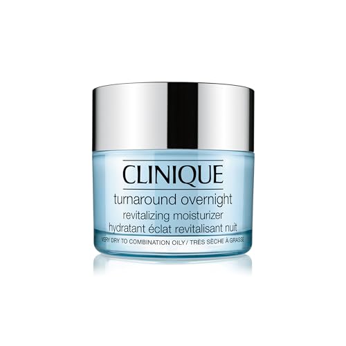 Clinique Turnaround Overnight Revitalizing Moisturizer Face Cream | Hydrating + Plumping, 1.7 Fl Oz