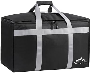 Himal Outdoors Insulated Food Delivery Bag XXXL-23Wx15Hx14D inches Premium Insulated Grocery Bag for HOT/COLD Food Delivery, Fit for Uber Eats, Doordash, Commercial Catering Transportation