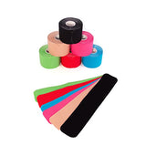 axion Kinesiology Tapes PRECUT Mix Set | 120 Pre-Cut Multicolored Sport Tape Strips 10 x 2 in - on 6 Rolls | Waterproof • Skin-Friendly • Elastic | Kinesiology Tapes Ideal for Sports