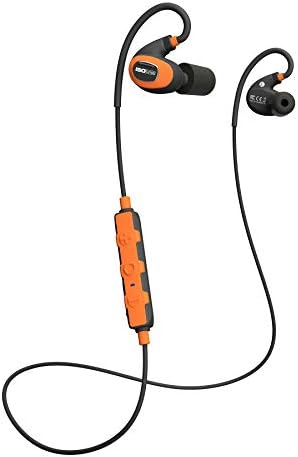 ISOtunes PRO 2.0 Bluetooth Earplug Headphones, 27 dB Noise Reduction Rating, 16+ Hour Battery, IP67 Durability, Noise Cancelling Mic, OSHA Compliant Professional Hearing Protector (Safety Orange)