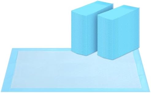40 Count 28’’X44’’ Super Absorbent Waterproof Dog and Puppy Pet Training Pad, Disposable Underpads Housebreaking Pet Pad, Blue