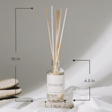 Sweet Water Decor Christmas Tree Reed Diffuser Set - Spruce, Pine Needles, Cedar, and Moss Scented Diffusers - Scent Diffusers for Home, Long Lasting Fragrance, Made in the USA