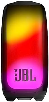 JBL Pulse 5 Portable Bluetooth Speaker with Dazzling Light Show - Black (Renewed)