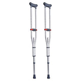 VEVOR Underarm Crutches, 13-Level Height Adjustable Underarm Walking Crutches, Lightweight Aluminum Crutches for Adults Teenager - with Soft Underarm Pad for Leg Injury Surgery Disabled, 1 Pair 300LBS