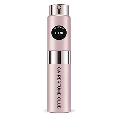 CA Perfume Impression of Cocao For Women Replica Version Fragrance Dupes Concentrated Long Lasting Eau de Parfum Spray Refillable Atomizer Bottle 0.27 Fl Oz/ 8ml