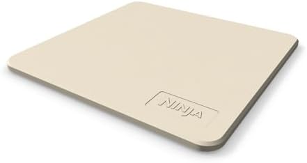 Ninja FlexFlame Upgrades 16’’ Artisan Pizza Stone, Durable Cordierite Stone, 5-Minute Pizzas, Homemade Artisan Pizza, Bread, Calzones, & More, Heat-Safe up to 600F, XL Surface, XSKPGPIZASTN