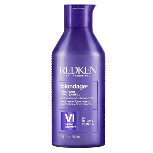 Redken Blondage Color Depositing Purple Shampoo | Neutralizes Brassy Tones In Blonde Hair | With Salicylic Acid | Cool and Ash Blonde Toning Shampoo | For Blonde, Bleached or Highlighted Hair