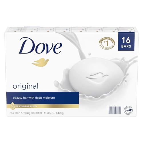 Dove Beauty Bar, White 4oz, 8 Bar, Twin Pack