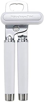 KitchenAid Gourmet Multifunction Can Opener / Bottle Opener, 8.36-Inch, White