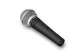 Shure SM58S Cardioid Dynamic Vocal Microphone with On/Off Switch, Pneumatic Shock Mount, Spherical Mesh Grille with Built-in Pop Filter, A25D Mic Clip, Storage Bag, 3-pin XLR Connector