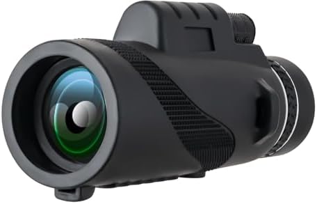 80x100 Monocular-Telescope High Powered for Smartphone Monoculars for Adults High Definition Monocular Telescope for Stargazing Hunting Wildlife Bird Watching Travel Camping Hiking