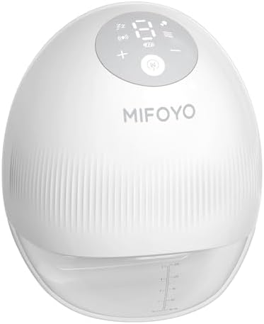Wearable Breast Pump Hands Free: Electric Portable Breastfeeding Pump with 4 Modes & 9 Levels for Moms - Rechargeable Milk Pump with Smart Display - 24mm 1 Pack