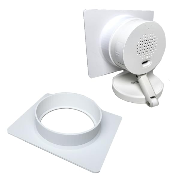 Stick on window mount made for Tapo 2K C120 security wireless camera | Made for watching driveway, garage, backyard or sidewalk | 2 colors