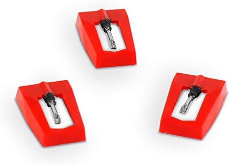 Victrola 3 Pack Turntable Replacement Needles for Victrola Portable Suitcase Record Player