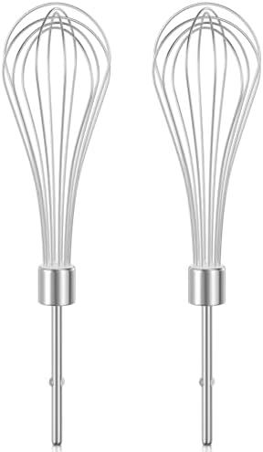 Kitchen Hand Mixer Whisk Attachments FOR KitchenAid Whisk KHMPW,KHM512BM KHM2B, AP5644233, KHM3, KHM5, W10720799, Kitchenaid Egg Beater - 2 Pack