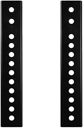 VIVO Vertical VESA Extender Plate Bracket Kit Designed for Low VESA Pattern TV’s, Fits TV Ceiling Mounts, 2 Brackets, Black, MOUNT-AD165