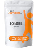 BULKSUPPLEMENTS.COM L-Serine Powder - Serine Supplement - L-Serine 2000mg - Serine Powder - Serine Amino Acids - Gluten Free Supplement - 2000mg per Serving, 500 Servings (1 Kilogram - 2.2 lbs)