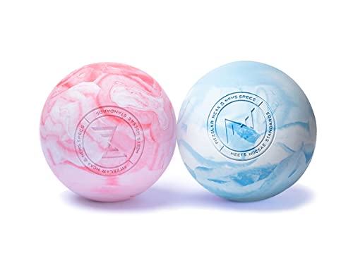 FITZELAR 2PCS Massage Lacrosse Balls for Myofascial Release, SGS Certification, Massage Deep Tissue for Foot Back Shoulder Feet, Trigger Point Therapy, Relieving Muscle Pain (2 Pieces)