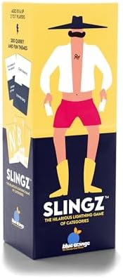 Blue Orange Family Card Game for Kids, Teens, Adults, College Students, Game Nights, Parties and More. Slingz - The Fast and Hilariously Fun Categories Card Game. 2-7 Players Games