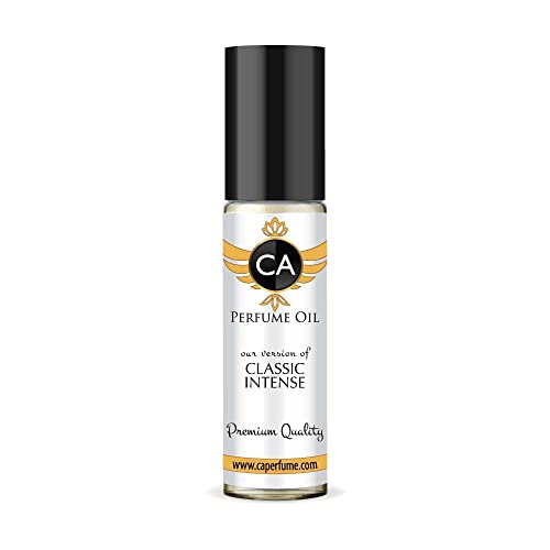 CA Perfume Impression of J. P. Guiltier Classic Intense For Women Replica Fragrance Body Oil Dupes Alcohol-Free Essential Aromatherapy Sample Travel Size Long Lasting Attar Roll-On 0.3 Fl Oz/10ml