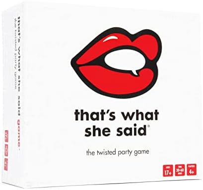 That's What She Said Game - The Hilariously Twisted Party Game | Ages 17+ Rated Game