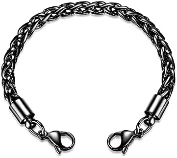 LinnaLove-Stainless Steel Wheat Chain lnterchangeable Medical Alert Bracelets - (Just Chain)
