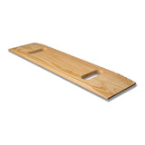 DMI Transfer Board and Slide Board, FSA Eligible, Made of Heavy-Duty Wood for Patient, Senior and Handicap Move Assist and Slide Transfers, Holds up to 440 Pounds, 2 Cut out Handles, 30 x 8 x 1