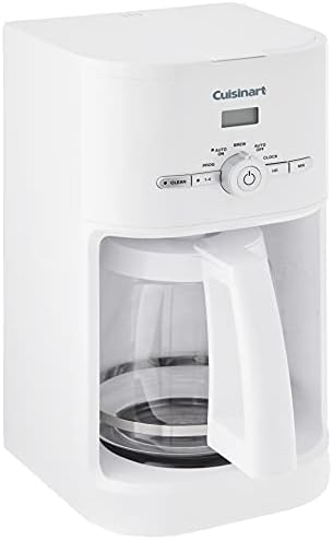 Cuisinart 12-Cup Classic Programmable Coffeemaker, White, 12-Cup, Programmable, DCC-1120NAS