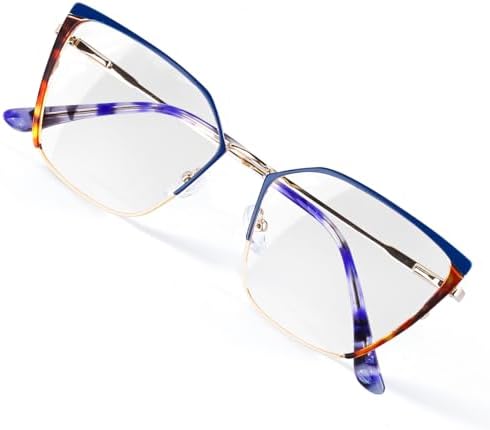 Blue Blockers Glasses for Women, blue light glasses for women oversized - Stylish Leopard, Comfort, Eye Protection
